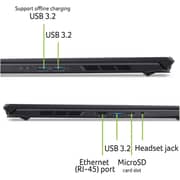 Acer V16 Slim Gaming (2025) Laptop - 2nd Series / Intel Core 7-240H / 16inch WQXGA / 1TB SSD / 16GB RAM / 8GB NVIDIA GeForce RTX 5060 Graphics / Windows 11 Home / English & Arabic Keyboard / Obsidian Black / Middle East Version - [ANV16S-71-72G0]