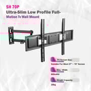 Skilltech Motion TV Wall Mount Black - SH70P