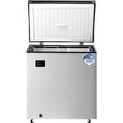Unionaire Digital Chest Deep Freezer 145 Liters, Defrost, Without Drawers, Stainless Steel - UC-200VVA-DH