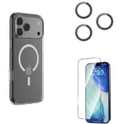 Devia Star Series 3-in-1 Mag Case Clear + Screen / Lens Protection Pack iPhone 17 Pro Max - 128163