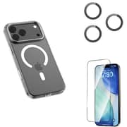 Devia Star Series 3-in-1 Mag Case Clear + Screen / Lens Protection Pack iPhone 17 Pro Max - 128163