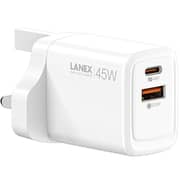 Lanex Gan Fast Charger 45W White - LC66U