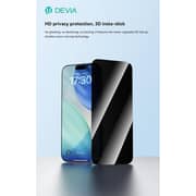 Devia VAN Series Privacy Tempered Glass Black iPhone 17 - 132535