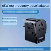 Ugreen Universal Travel Adapter Black - S550-55001