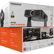 Porodo Optivis Smart HD Projector - PDA10BBK