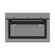 Kitchen Line Built-in Gas Oven 90 cm Electric Grill Fan Silver