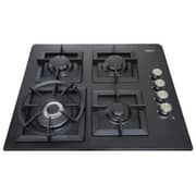 Kitchen Line Built In Gas Hob 60 cm , 4 Burners - Black - JE4014BK