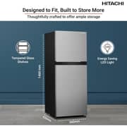 Hitachi Top Mount Refrigerator 275L Elegant Inox - HRTN5230MXAE