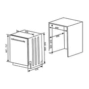 Sanmica Built-In Fully Integrated Dishwasher-SMD159FI