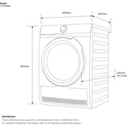 AEG Free Standing Heat Pump Dryer 8 kg - AG-TX7E8R1B