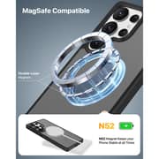 Infinyty Frosted Soft Touch Slim Case Gleam Black Samsung Galaxy S25 Ultra - GLE001X22