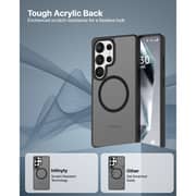 Infinyty Frosted Soft Touch Slim Case Gleam Black Samsung Galaxy S25 Ultra - GLE001X22