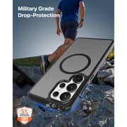 Infinyty Frosted Soft Touch Slim Case Gleam Black Samsung Galaxy S25 Ultra - GLE001X22