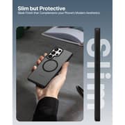 Infinyty Frosted Soft Touch Slim Case Gleam Black Samsung Galaxy S25 Ultra - GLE001X22