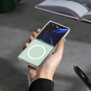 Infinyty Zepho MagSafe Ultra Clear Case Transparent Samsung Galaxy Z Flip7 - ZEP010X21