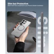 Infinyty Frosted Soft Touch Slim Case Gleam Grey Samsung Galaxy S25 Ultra - GLE004X22