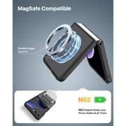 Infinyty Frosted Soft Touch Slim Case Gleam Black Samsung Galaxy Z Flip7 - GLE001X21