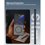 Infinyty Frosted Soft Touch Slim Case Gleam Black Samsung Galaxy Z Flip7 - GLE001X21