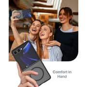 Infinyty Frosted Soft Touch Slim Case Gleam Black Samsung Galaxy Z Flip7 - GLE001X21