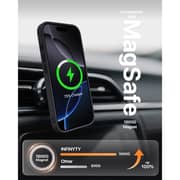 Infinyty Frosted Matte Soft Touch Case Black iPhone 17 - GLE001X18