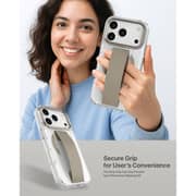 Infinyty Case with Grip & Stand Natural Titanium iPhone 17 Pro - GRY004X16