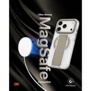 Infinyty Case with Grip & Stand Natural Titanium iPhone 17 Pro Max - GRY004X17