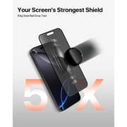 Infinyty Privacy Tempered Glass with Aligner Dark Grey iPhone 17 Pro - PRI005X16