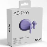 Sudio A3 Pro True Wireless Earbuds Purple