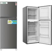 Akai 265 Liters Double Door Refrigerator With Inverter Compressor, Freezer with Multi Air Flow , Glass Shelves, Led Light, Vegetable Drawer Titanium – RFMA-S265WTI