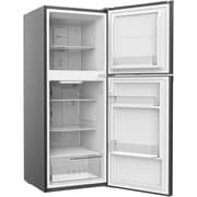 Akai 335 Liters Double Door Refrigerator With Inverter Compressor, Freezer with Multi Air Flow, Glass Shelves, Led Light, Vegetable DrawerTitanium – RFMA-S335WTI