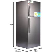 AKAI Double Door Refrigerator 500L Inverter Compressor Titanium – RFMA-S500WTI