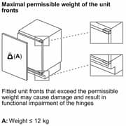 Siemens iQ300 Under Counter Refrigerator 134L White - KU21RVFE0M