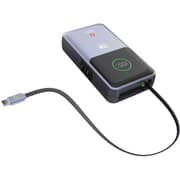Swiss Military Power Bank 10000mAh Silver - SM-PB-10K-35W-LED-CBL