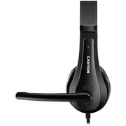 Canyon CHSU-1 Wired On Ear Headset Black