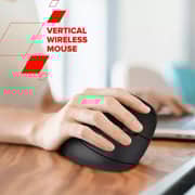 Canyon Ergonomic Vertical Wireless Mouse Black - CNS-CMSW25