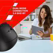 Canyon Ergonomic Vertical Wireless Mouse Black - CNS-CMSW25