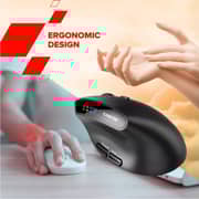 Canyon Ergonomic Vertical Wireless Mouse Black - CNS-CMSW25