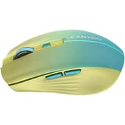 Canyon Rechargeable Wireless Mouse Yellow Blue - CNS-CMSW44UA