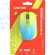 Canyon Rechargeable Wireless Mouse Yellow Blue - CNS-CMSW44UA