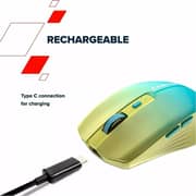 Canyon Rechargeable Wireless Mouse Yellow Blue - CNS-CMSW44UA