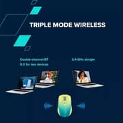 Canyon Rechargeable Wireless Mouse Yellow Blue - CNS-CMSW44UA