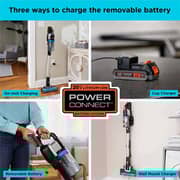 Black & Decker Extreme MAX Cordless Stick Vacuum Black/White - BHFEB520D1