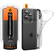 Spigen Clear Case With Screen Protector And Lens Protector Transparent iPhone 17 Pro - ASE10490