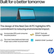 HP OmniBook X Flip 2-in-1 Convertible (2024) Laptop – 2nd Series / Intel Core Ultra 7-256V / 16inch 2K / 2TB SSD / 16GB RAM / 8GB Intel Arc 140V / Windows 11 Home / English Keyboard / Eclipse Grey / International Version – [16-AS0023DX] Customized