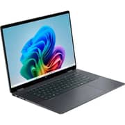 HP OmniBook X Flip 2-in-1 Convertible (2024) Laptop – 2nd Series / Intel Core Ultra 7-256V / 16inch 2K / 2TB SSD / 16GB RAM / 8GB Intel Arc 140V / Windows 11 Home / English Keyboard / Eclipse Grey / International Version – [16-AS0023DX] Customized