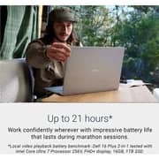 Dell 2-in-1 Convertible (2024) Copilot+ PC - 2nd Series / Intel Core Ultra 7-256V / 16inch FHD / 2TB SSD / 16GB RAM / Shared Intel Arc Graphics / Windows 11 Home / English Keyboard / Ice / International Version - [LDB06250-7144BLU-PUS] Customized