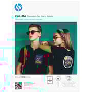 HP Iron-On Transfers For Dark Fabric A4 (210 x 297 mm) 10 Sheets - 8L1U7A