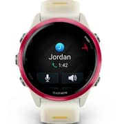 Garmin Forerunner 570 Smartwatch Raspberry Aluminum With Translucent Bone/Mango Band