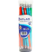 Atlas HB Pencil Neon + ER Jar-30 Pcs
