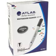 Atlas White Board Marker Bullet Black - DZ-12EA BK